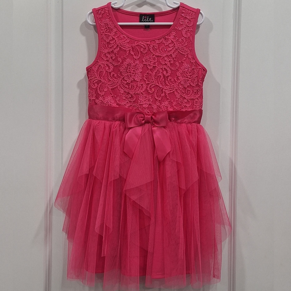 Lilt Hot Pink Tulle Dress